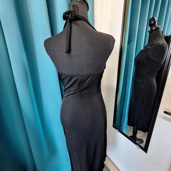 Short Party Dress Size Medium Black - Picture 3 of 3